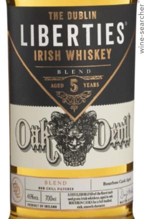 The Dublin Liberties Oak Devil 5 Year Old Blended Irish Whiskey, Ireland