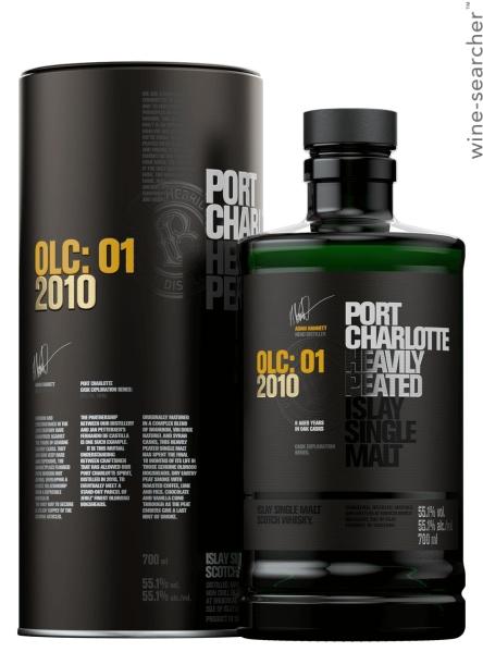 2010 Bruichladdich Port Charlotte Cask Exploration Series OLC 01 Heavily Peated 9 Year Old Single Malt Scotch Whisky, Islay, Scotland