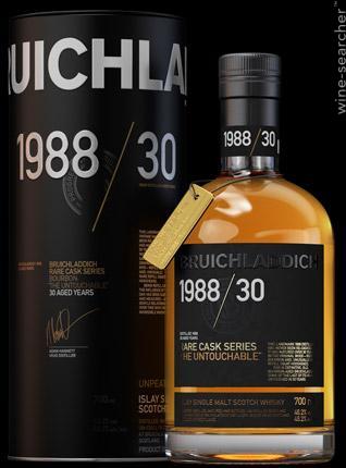 1988 Bruichladdich Rare Cask Series 'The Untouchable' 30 Year Old Single Malt Scotch Whisky, Islay, Scotland