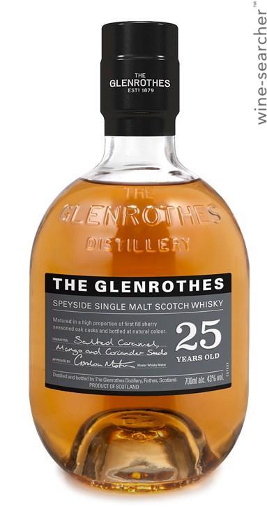 The Glenrothes 25 Year Old Single Malt Scotch Whisky, Speyside, Scotland