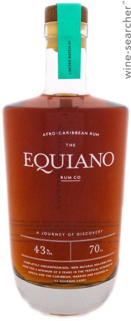 The Equiano Rum Co Afro-Caribbean Rum