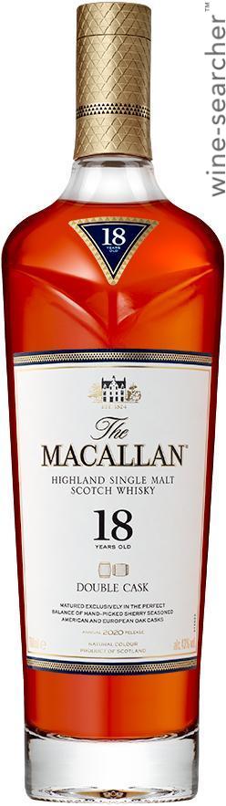 The Macallan Double Cask 18 Year Old Single Malt Scotch Whisky, Speyside - Highlands, Scotland