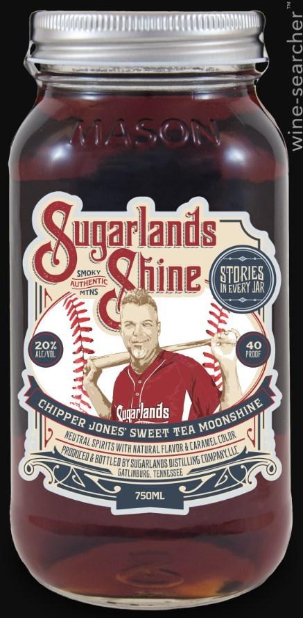 Sugarlands Shine Chipper Jones' Sweet Tea Moonshine, Tennessee, USA