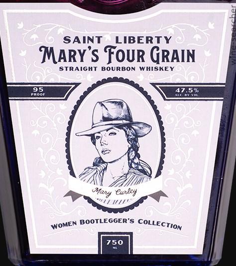 St. Liberty Mary's Four Grain Straight Bourbon Whiskey, Texas, USA