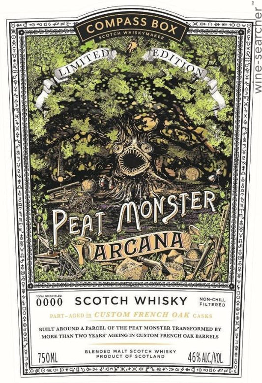 Compass Box The Peat Monster Arcana Blended Malt Scotch Whisky, Scotland