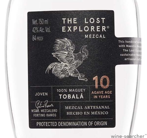 The Lost Explorer Tobala Mezcal Joven Artesanal, Oaxaca, Mexico