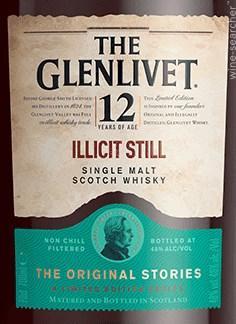 The Glenlivet Illicit Still 12 Year Old Single Malt Scotch Whisky, Speyside, Scotland