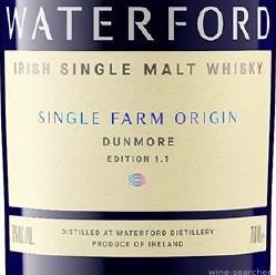 Waterford Single Farm Origin Dunmore Single Malt Irish Whisky, Ireland