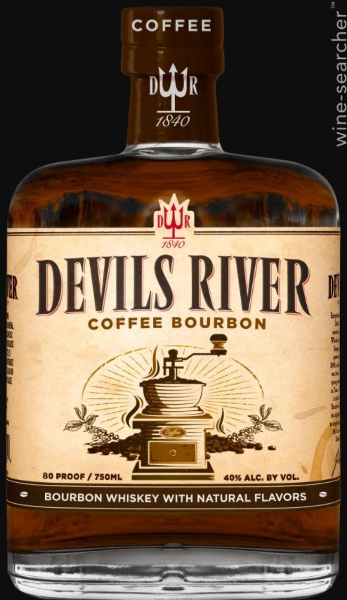 Devils River Coffee Bourbon Whiskey, Texas, USA