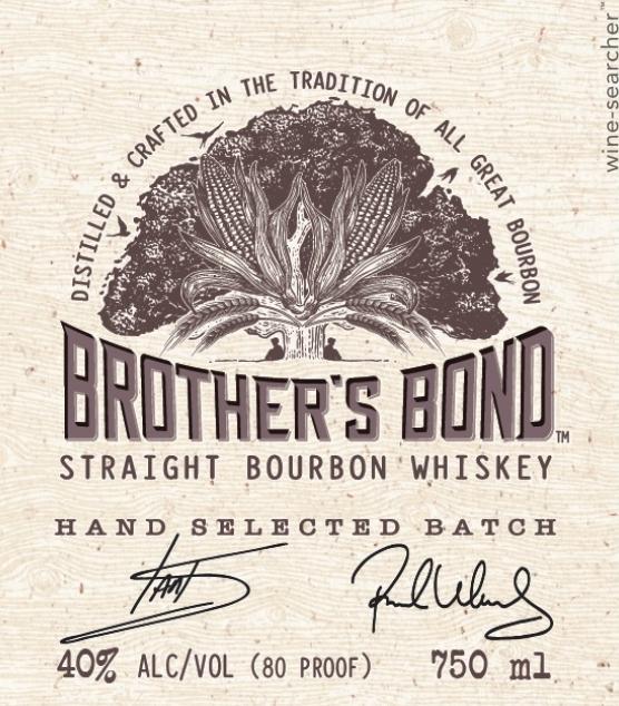 Brother's Bond Straight Bourbon Whiskey, Indiana, USA