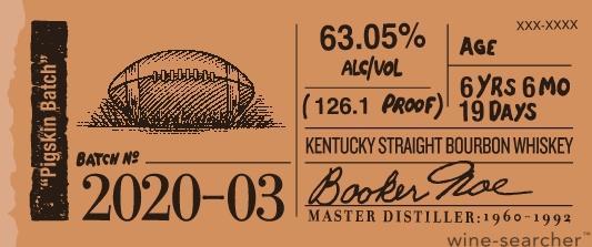 Booker's Pigskin Batch Kentucky Straight Bourbon Whisky, USA