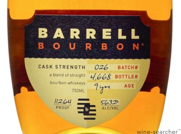 Barrell Batch 026 Cask Strength 9 Year Old Bourbon Whiskey, Kentucky, USA