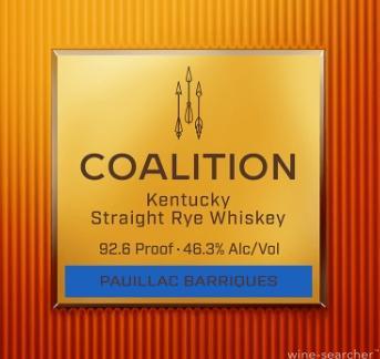 Coalition Pauillac Barriques Kentucky Straight Rye Whiskey, USA