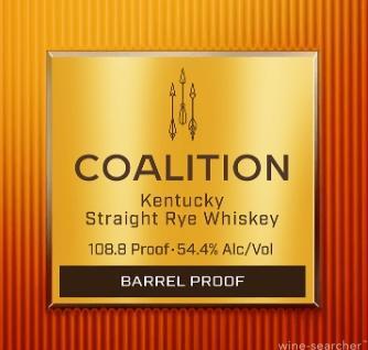 Coalition Barrel Proof Kentucky Straight Rye Whiskey, USA