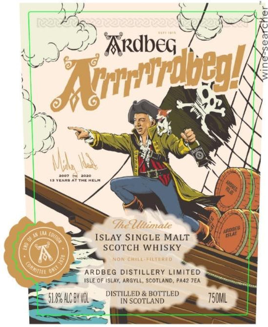 2020 Ardbeg Arrrrrrrdbeg Single Malt Scotch Whisky, Islay, Scotland