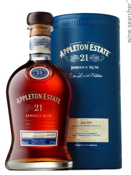 Appleton Estate 21 Year Old Rum, Jamaica