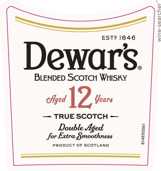 Dewar's 12 Year Old Blended Scotch Whisky, Scotland