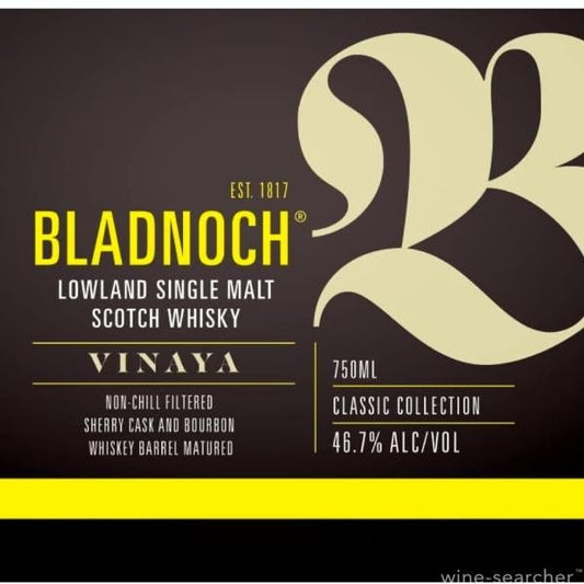 Bladnoch 'Vinaya' Single Malt Scotch Whisky, Lowlands, Scotland