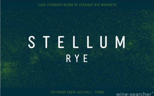 Stellum Straight Rye Whiskey, Indiana, USA