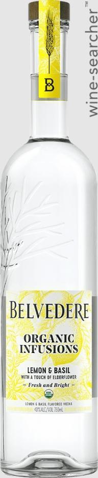 Belvedere Organic Infusions Lemon & Basil Vodka, Poland