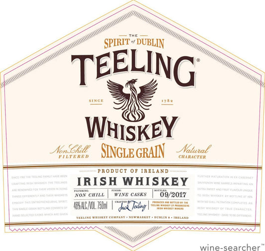 The Teeling Whiskey Co. Single Grain Irish Whiskey, Ireland