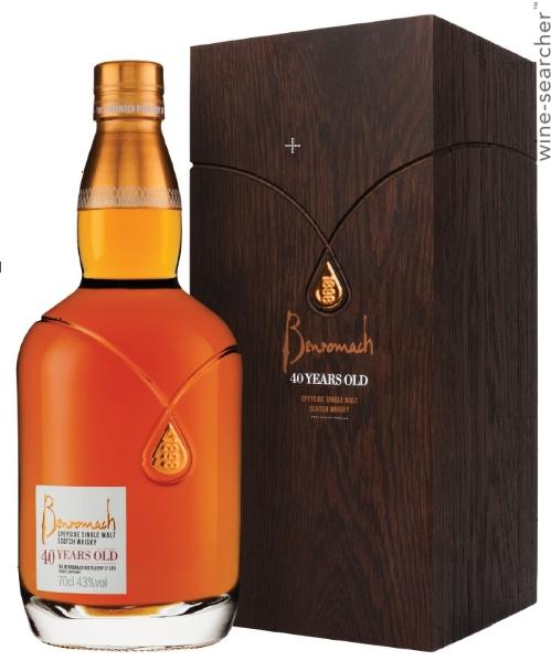 Benromach 40 Year Old Single Malt Scotch Whisky, Speyside, Scotland