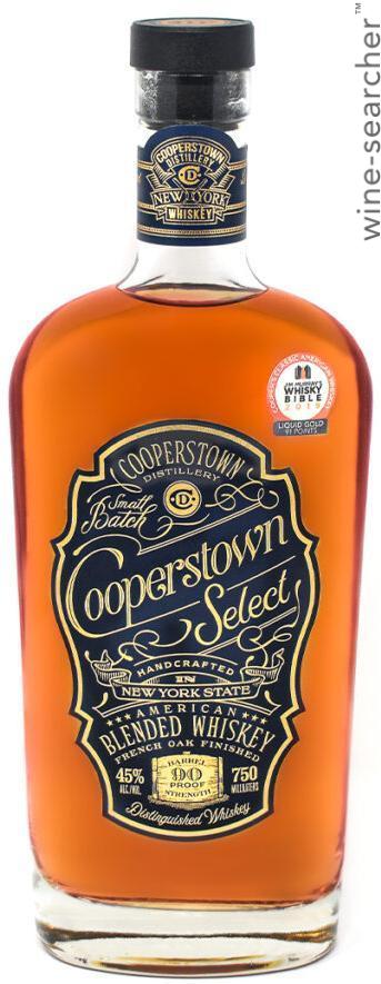 Cooperstown Select American Blended Whiskey, New York, USA