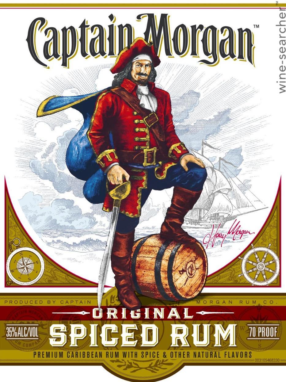 Captain Morgan Original Spiced Caribbean Gold Rum, Puerto Rico