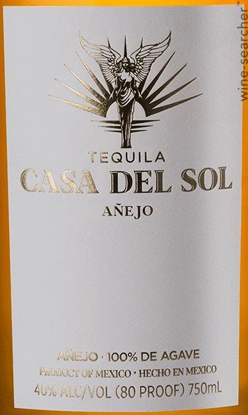 Casa del Sol Tequila Anejo, Jalisco, Mexico