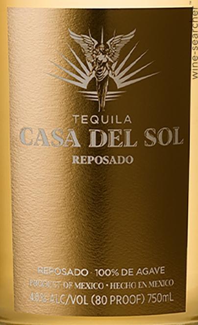 Casa del Sol Tequila Reposado, Jalisco, Mexico