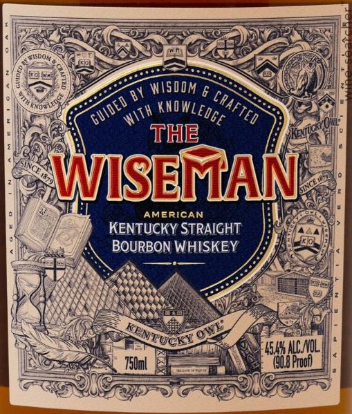 Kentucky Owl 'The Wiseman' Kentucky Straight Bourbon Whiskey, Kentucky, USA