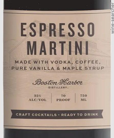 Boston Harbor Distillery Espresso Martini, Massachusetts, USA