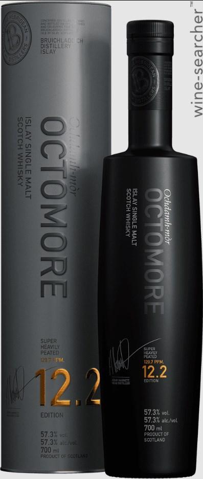 Bruichladdich Octomore Edition 12.2 Super Heavily Peated Single Malt Scotch Whisky, Islay, Scotland