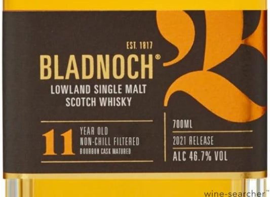 Bladnoch 11 Year Old Single Malt Scotch Whisky, Lowlands, Scotland