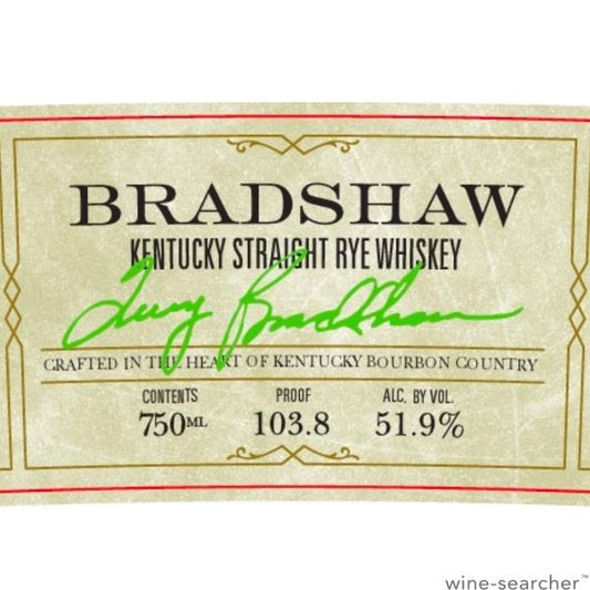 Bradshaw Kentucky Straight Rye Whiskey, Kentucky, USA