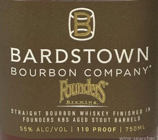 Bardstown Founders KBS Aged Stout Barrel Finished Straight Bourbon Whiskey, Kentucky, USA