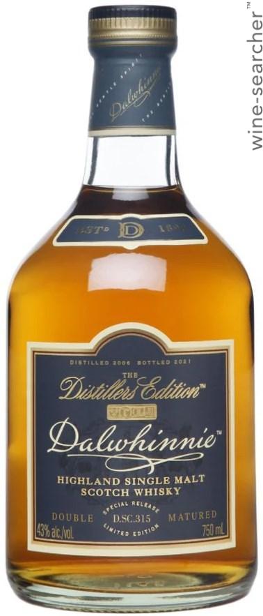 2020 Dalwhinnie Distillers Edition Double Matured Oloroso Sherry Cask Wood Single Malt Scotch Whisky, Highlands, Scotland