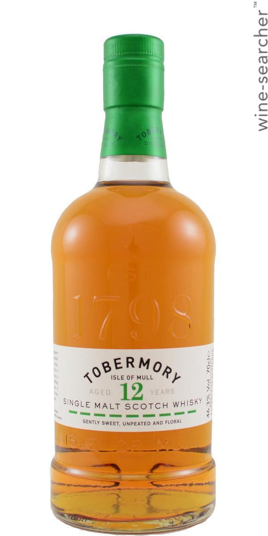 Tobermory 12 Year Old Single Malt Scotch Whisky, Isle of Mull, Scotland