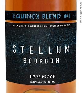 Stellum Black Equinox Blend Straight Bourbon Whiskey, Indiana, USA