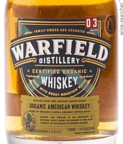 Warfield Organic American Whiskey, Idaho, USA