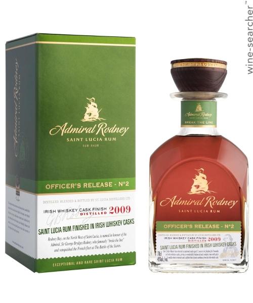 St. Lucia Distillers Admiral Rodney 'Officer's Release - No.2' Irish Whiskey Cask Finish Rum, St. Lucia