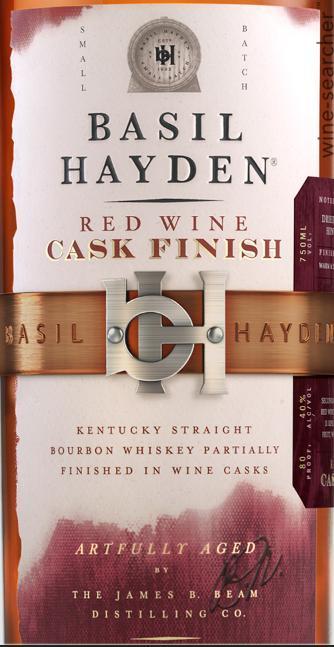 Basil Hayden's Red Wine Cask Finish Kentucky Straight Bourbon Whiskey, USA