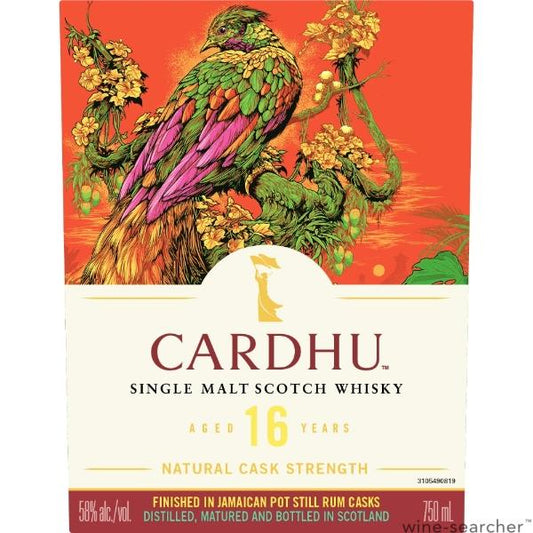 Cardhu Natural Cask Strength 16 Year Old Single Malt Scotch Whisky, Speyside, Scotland