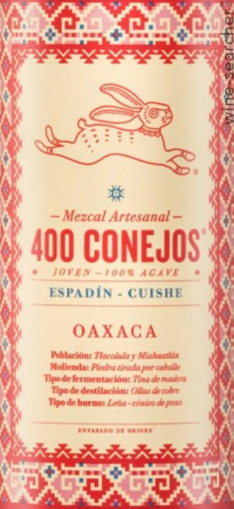 400 Conejos Espadin - Cuishe Mezcal Joven, Oaxaca, Mexico