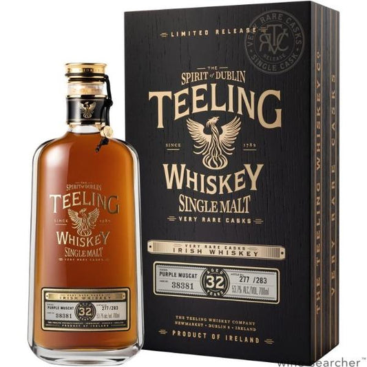 The Teeling Whiskey Co. Very Rare Casks Purple Muscat 32 Year Old Single Malt Irish Whiskey, Ireland