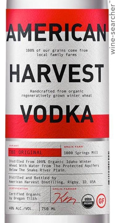 American Harvest 'The Original' Organic Vodka, Snake River, USA