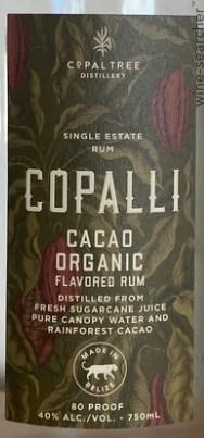 Copalli Cacao Rum, Belize