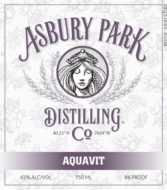 Asbury Park Distilling Co. Aquavit, New Jersey, USA