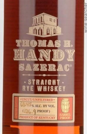 2021 Thomas H. Handy Sazerac Straight Rye Whiskey, Kentucky, USA