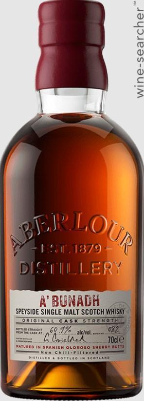 Aberlour a'Bunadh Cask Strength Single Malt Scotch Whisky, Highlands - Speyside, Scotland